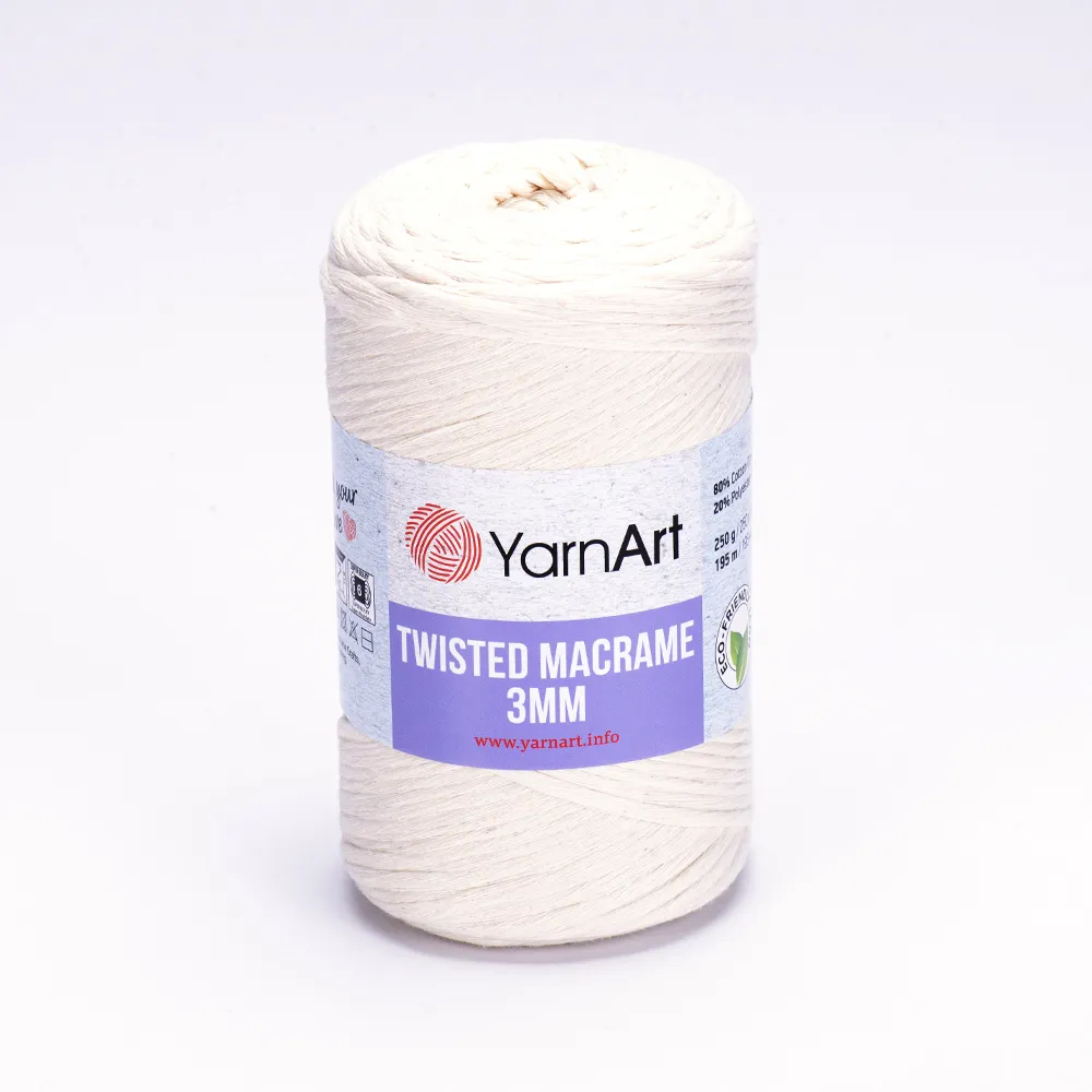 Yarnart Νήμα Twisted Macrame 3mm Για Πλέξιμο
